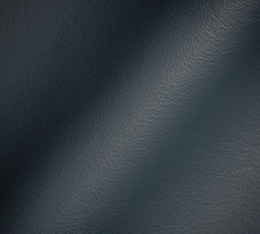 Top-Grain Navy Blue Leather