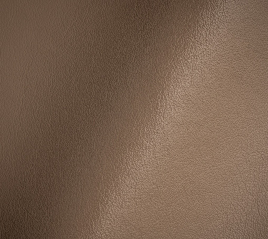 Top-Grain Taupe Leather